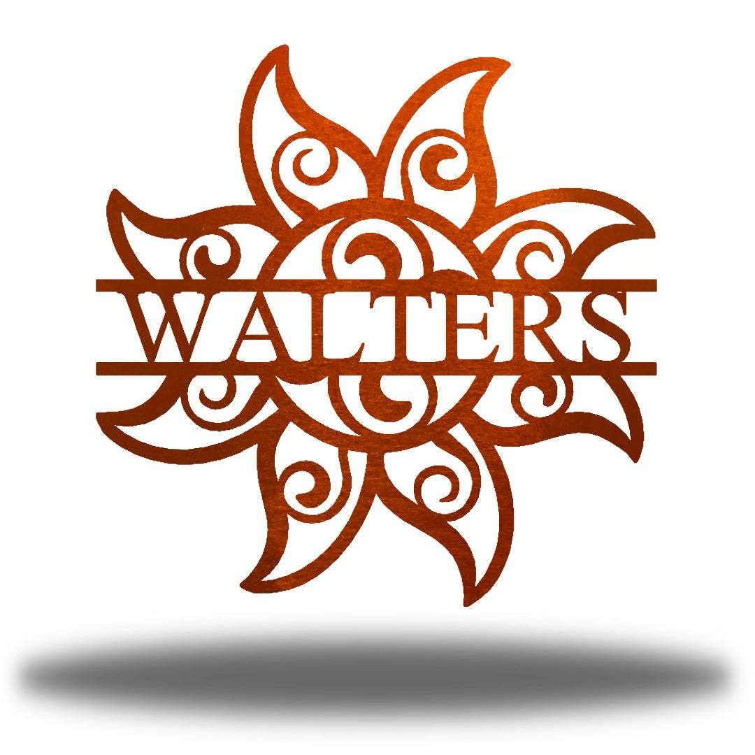 Riverside Designs-Sun Monogram-Metal Wall Art Décor