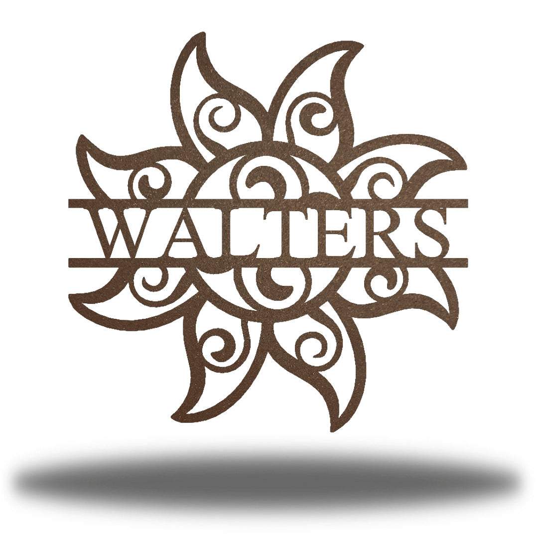 Riverside Designs-Sun Monogram-Metal Wall Art Décor