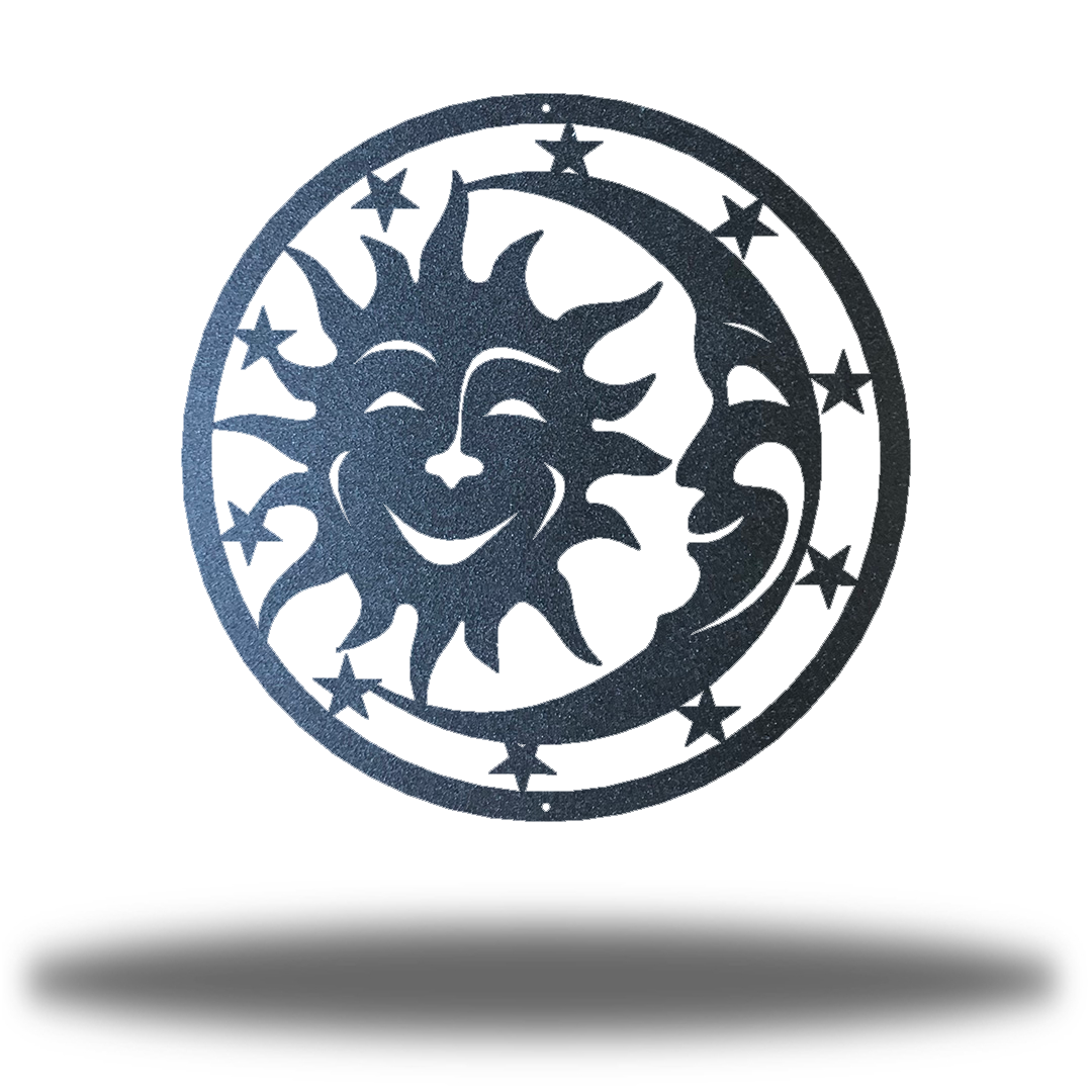 Riverside Designs-Sun and Moon (ONLY ONE SALE)-Metal Wall Art Décor