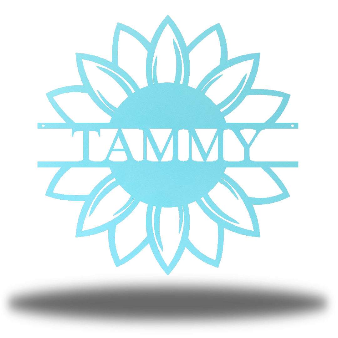 Riverside Designs-Sunflower Monogram-Metal Wall Art Décor