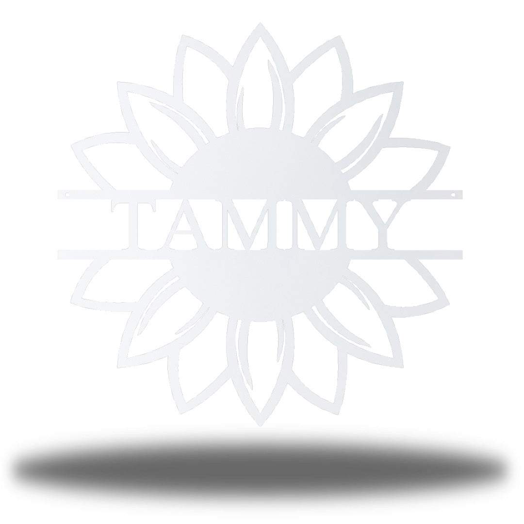 Riverside Designs-Sunflower Monogram-Metal Wall Art Décor