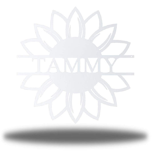 Riverside Designs-Sunflower Monogram-Metal Wall Art Décor