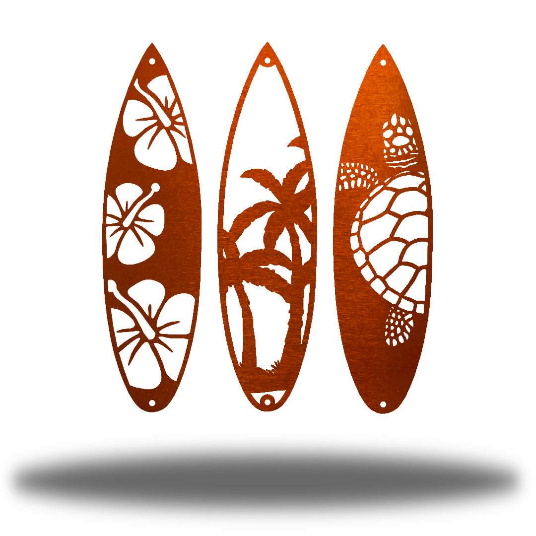 Riverside Designs-Surfboard Bundle-Metal Wall Art Décor