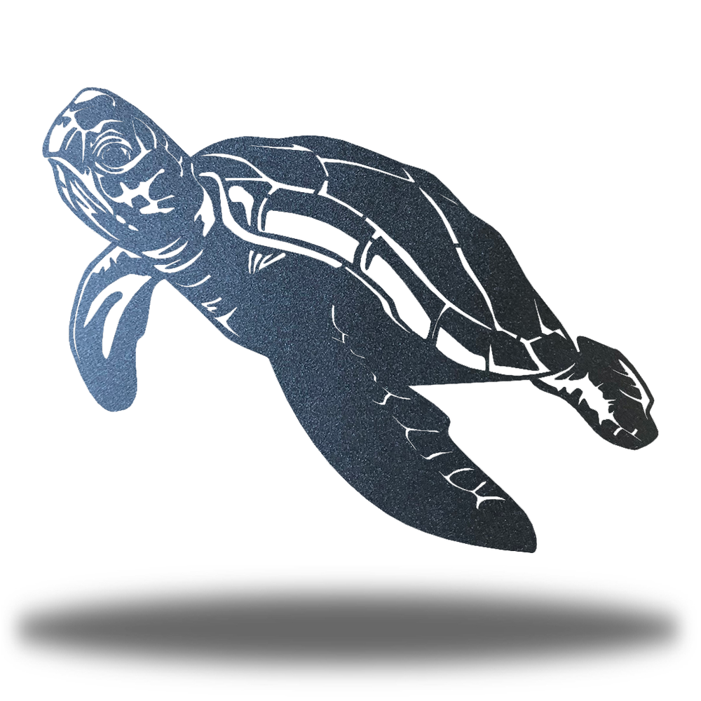 Riverside Designs-Swimming Sea Turtle-Metal Wall Art Décor