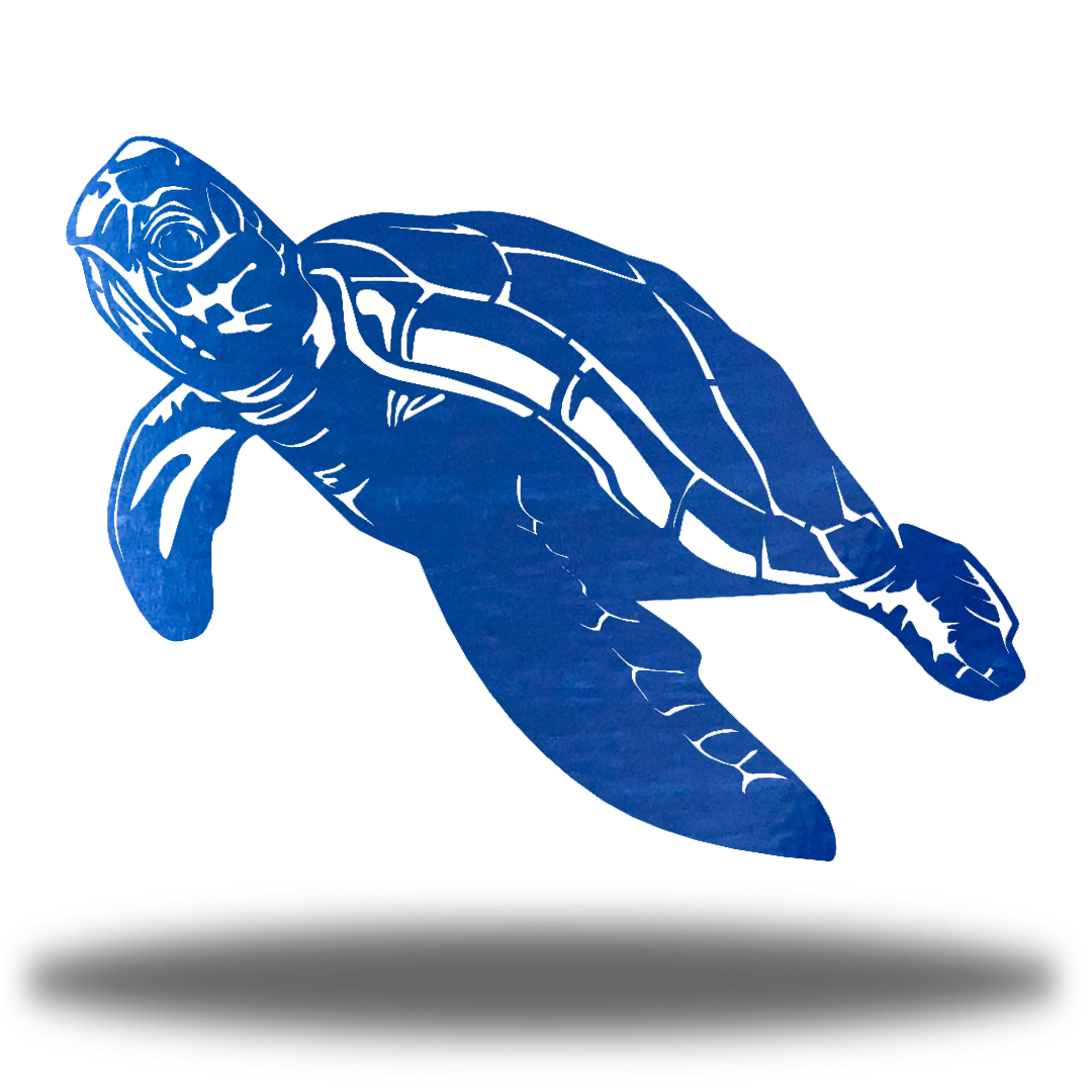Riverside Designs-Swimming Sea Turtle-Metal Wall Art Décor