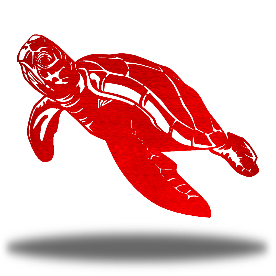 Riverside Designs-Swimming Sea Turtle-Metal Wall Art Décor