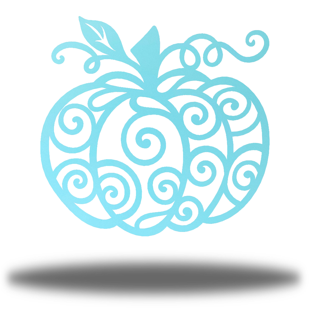 Riverside Designs-Swirl Pumpkin-Metal Wall Art Décor