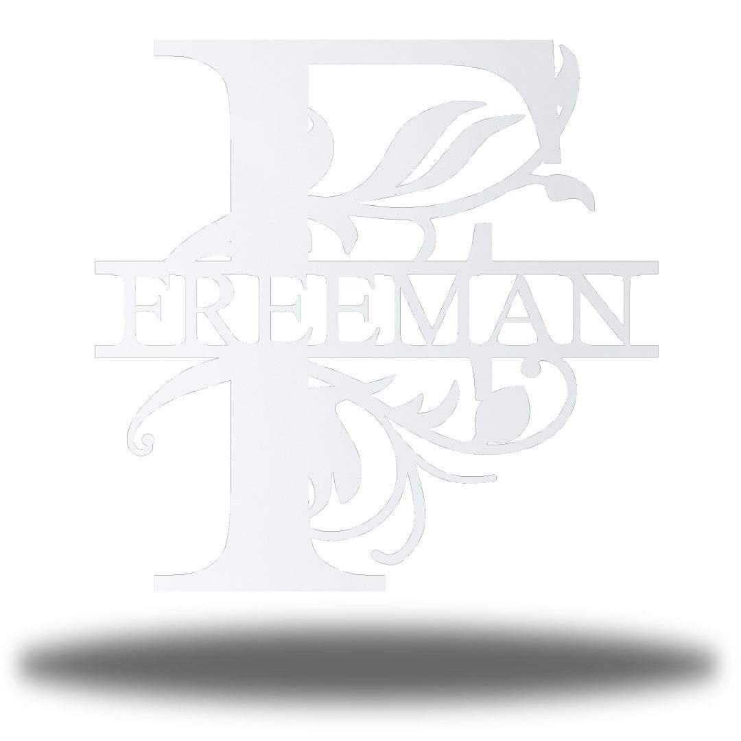 Riverside Designs-Vine Split Letter Monogram-Metal Wall Art Décor