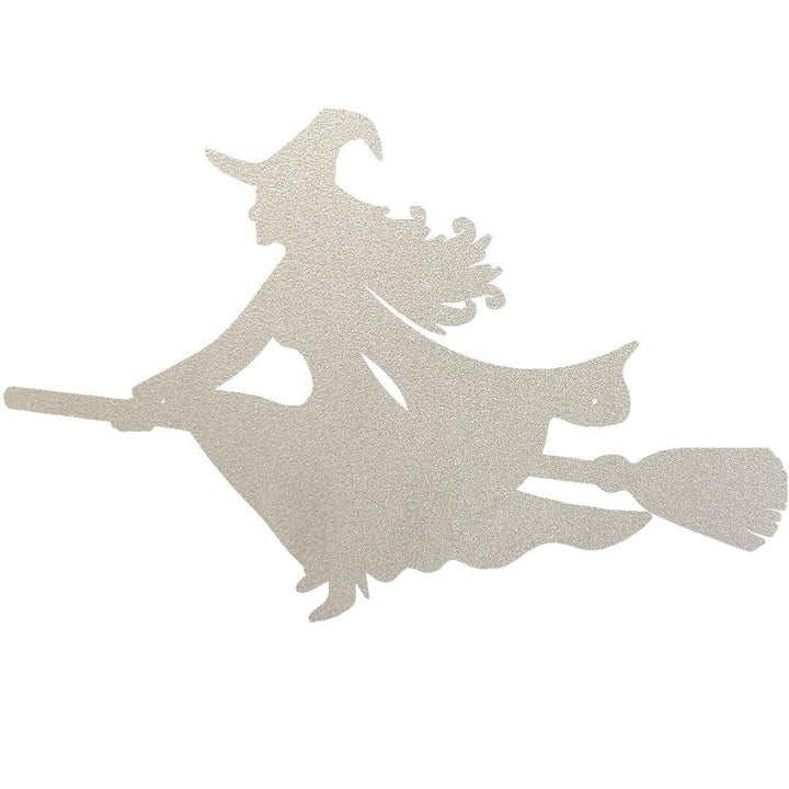 Riverside Designs-Witch On A Broom-Metal Wall Art Décor