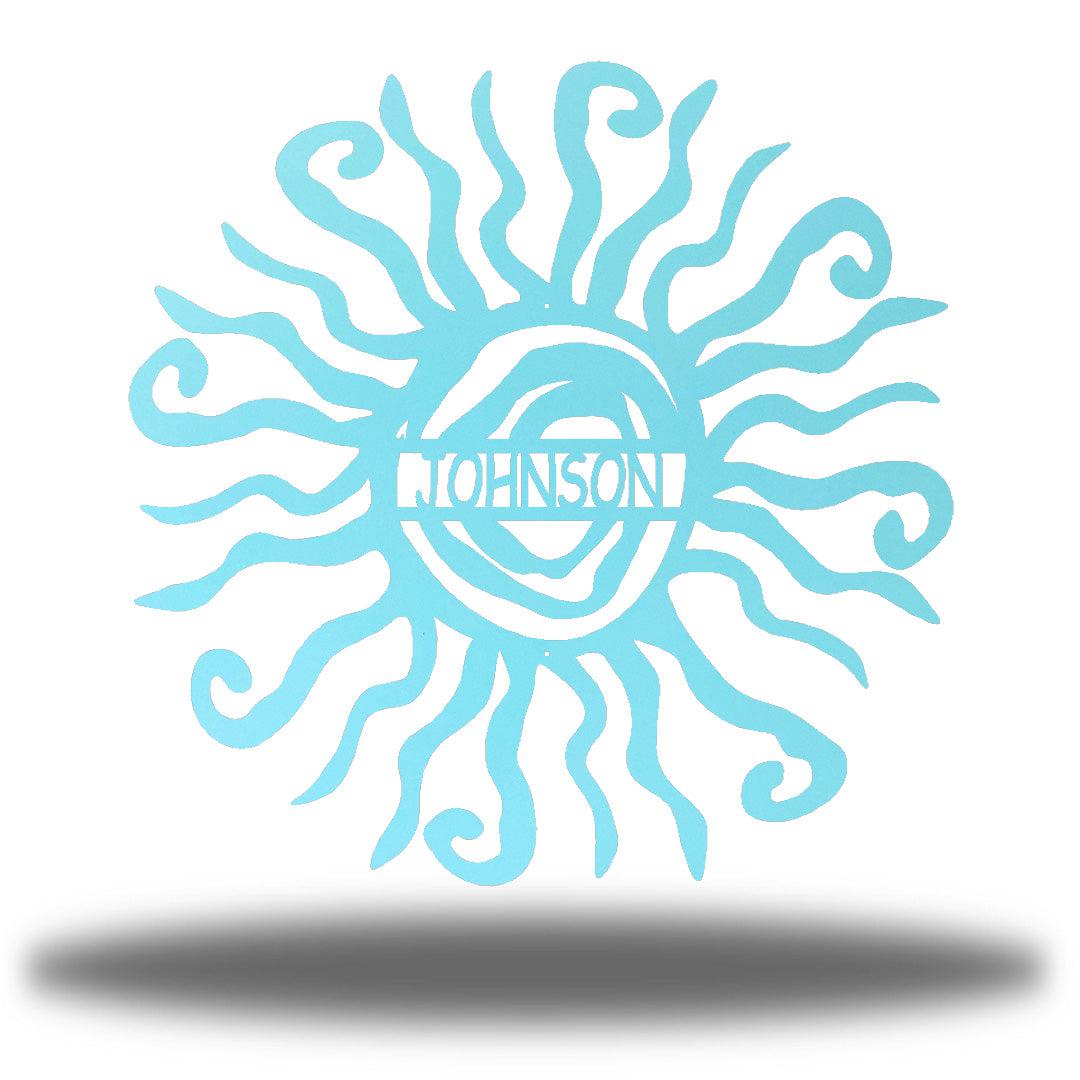 Riverside Designs-Wacky Sun Monogram-Metal Wall Art Décor