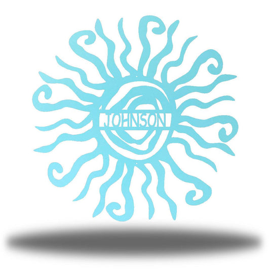 Riverside Designs-Wacky Sun Monogram-Metal Wall Art Décor