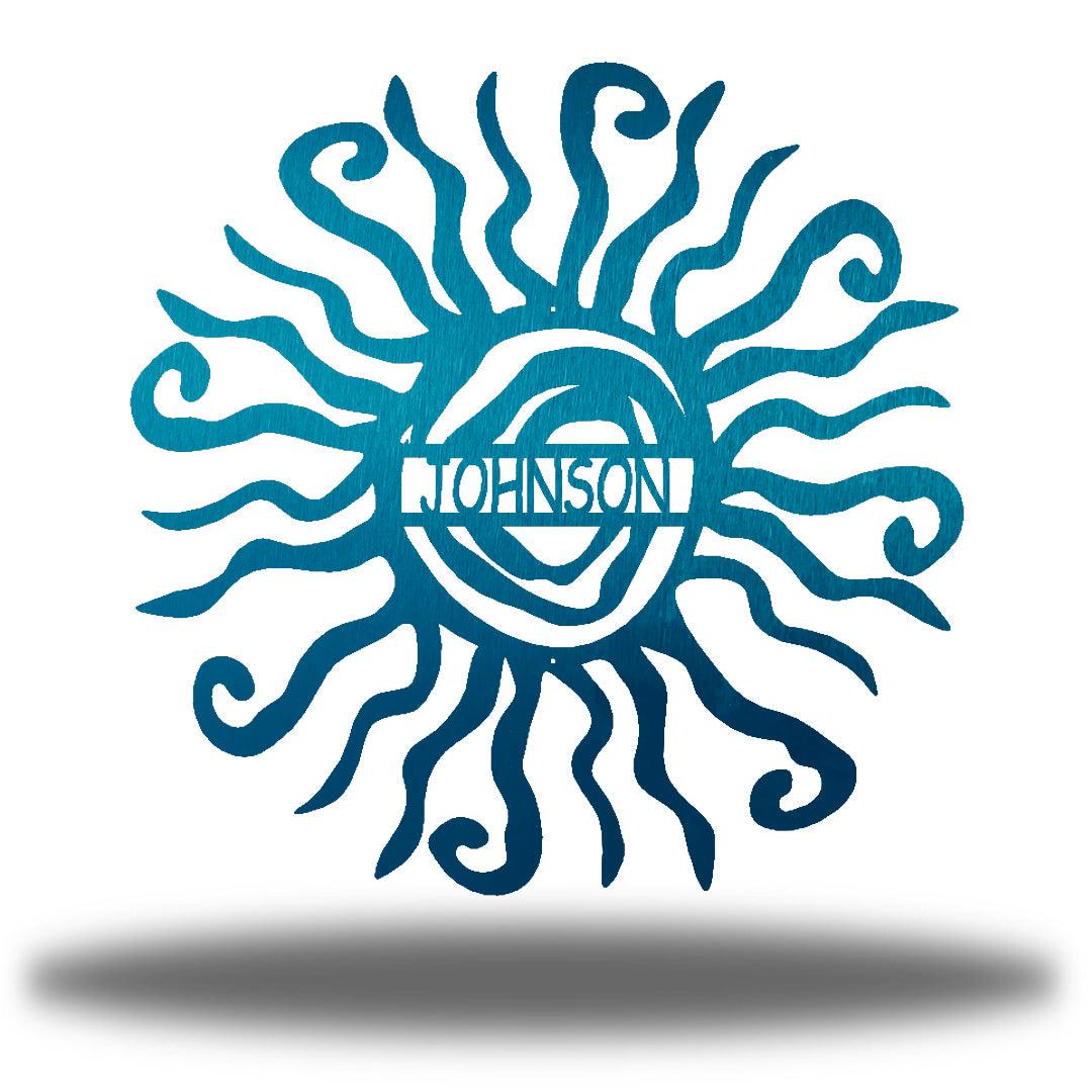 Riverside Designs-Wacky Sun Monogram-Metal Wall Art Décor