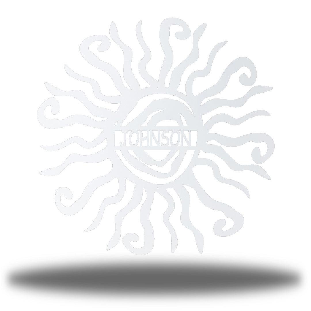 Riverside Designs-Wacky Sun Monogram-Metal Wall Art Décor