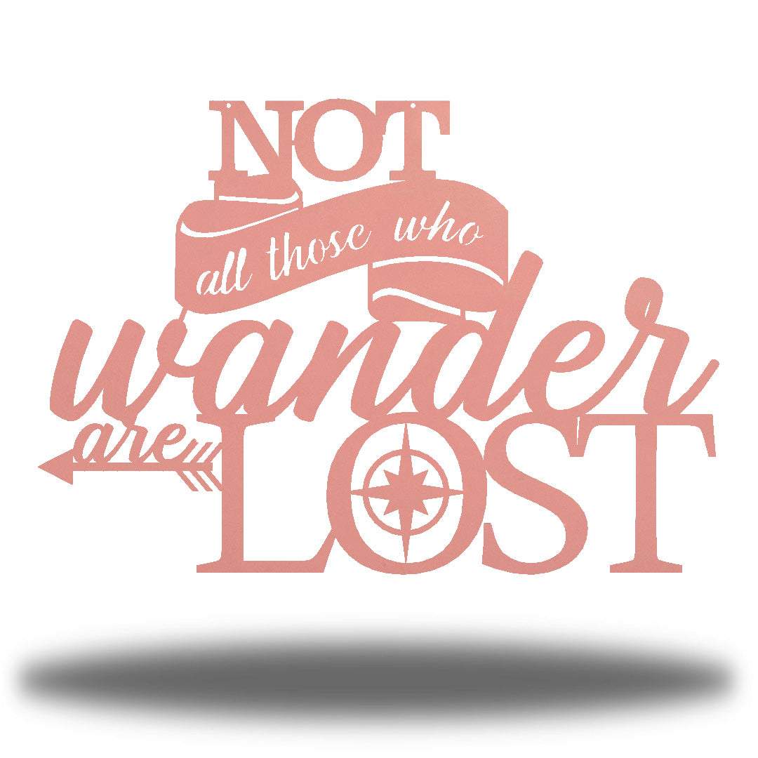 Riverside Designs-Wander Quote-Metal Wall Art Décor