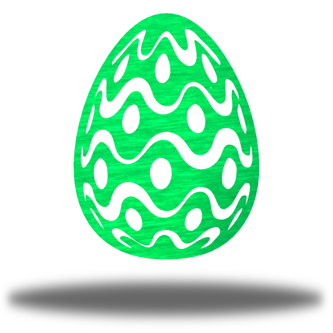 Riverside Designs-Wavy Easter Egg (Clearance)-Metal Wall Art Décor