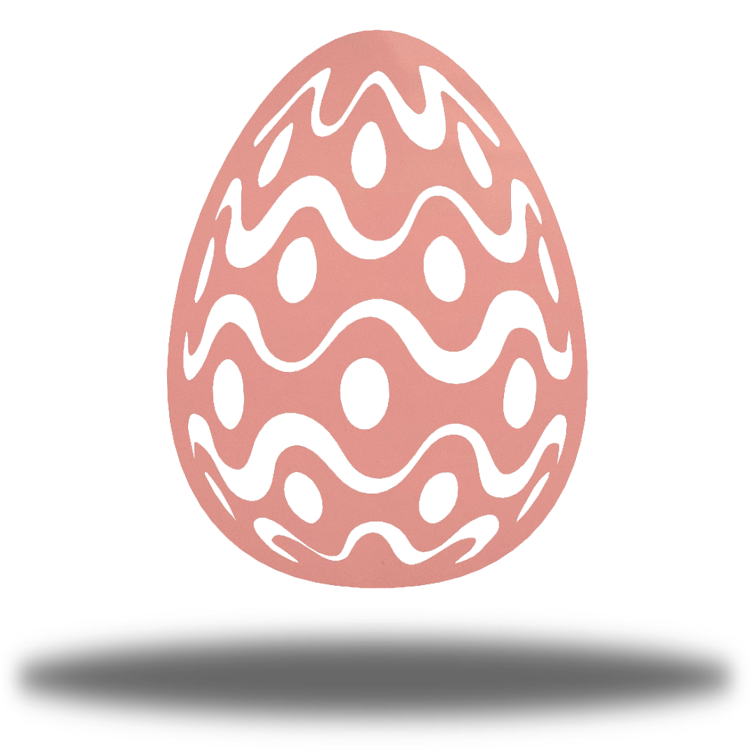 Riverside Designs-Wavy Easter Egg (Clearance)-Metal Wall Art Décor