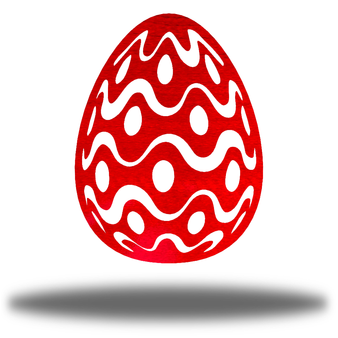 Riverside Designs-Wavy Easter Egg (Clearance)-Metal Wall Art Décor