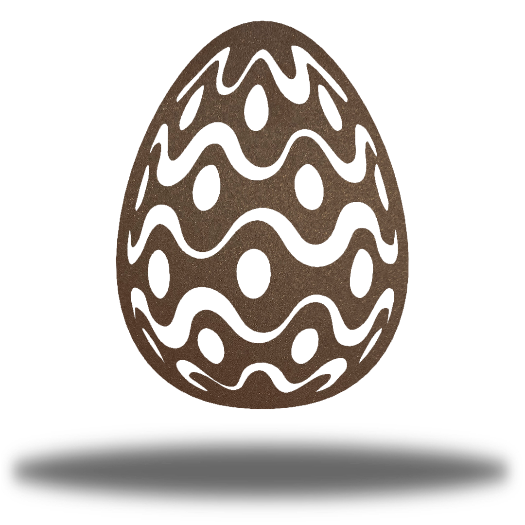 Riverside Designs-Wavy Easter Egg (Clearance)-Metal Wall Art Décor