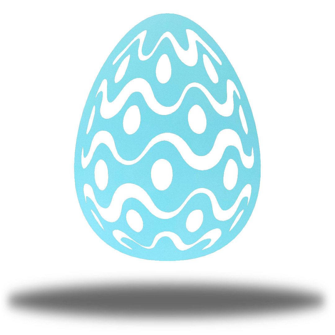 Riverside Designs-Wavy Easter Egg (Clearance)-Metal Wall Art Décor