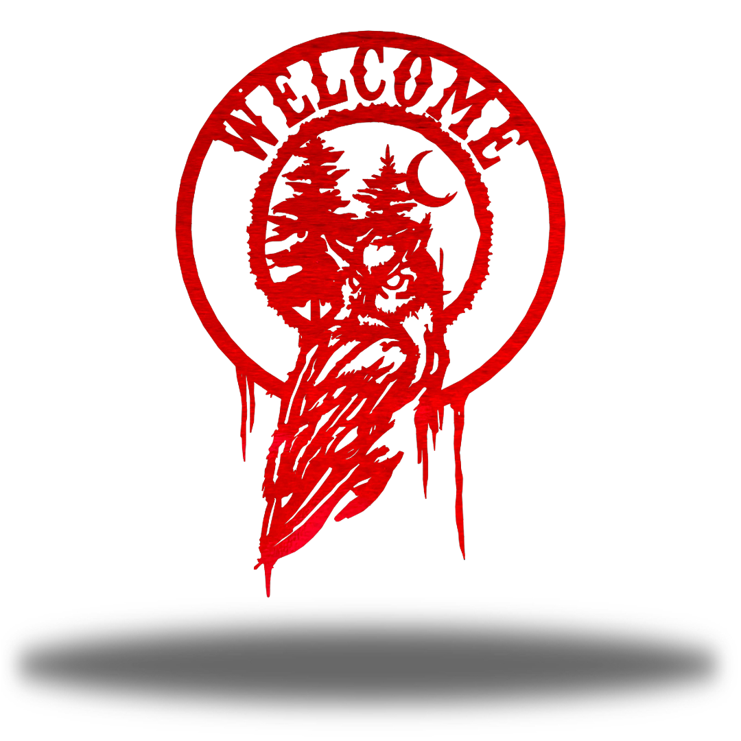 Riverside Designs-Welcome Owl-Metal Wall Art Décor