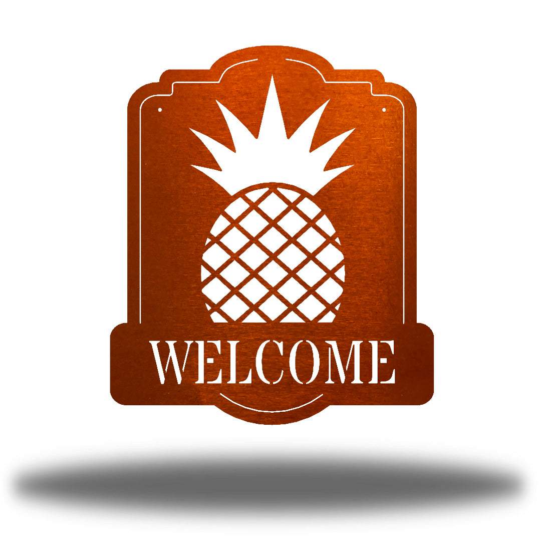 Riverside Designs-Welcome Pineapple-Metal Wall Art Décor
