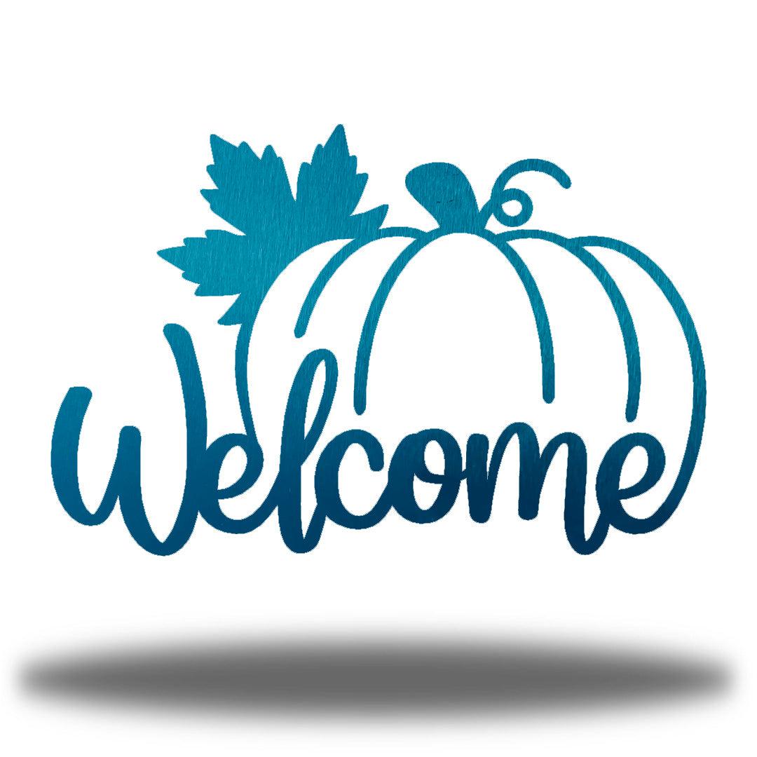 Riverside Designs-Welcome Pumpkin-Metal Wall Art Décor