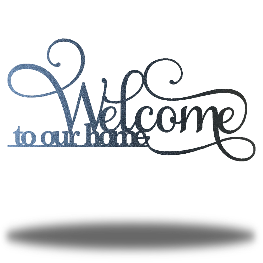 Riverside Designs-Welcome to Our Home (Clearance)-Metal Wall Art Décor