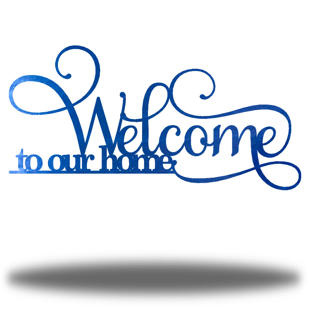 Riverside Designs-Welcome to Our Home-Metal Wall Art Décor
