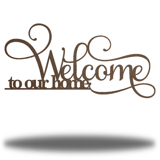 Riverside Designs-Welcome to Our Home-Metal Wall Art Décor