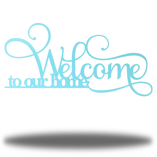 Riverside Designs-Welcome to Our Home-Metal Wall Art Décor