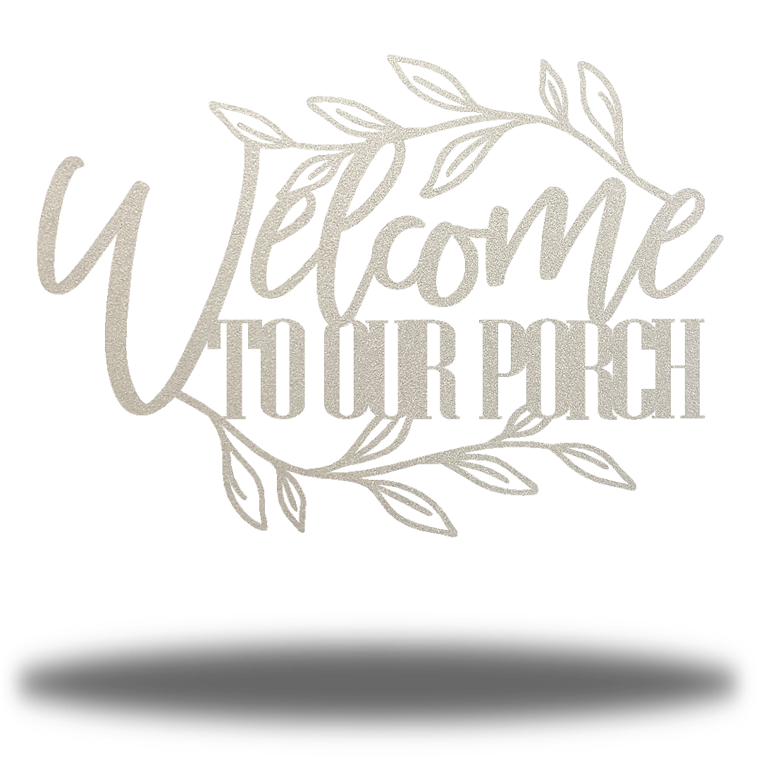 Riverside Designs-Welcome to Our Porch-Metal Wall Art Décor