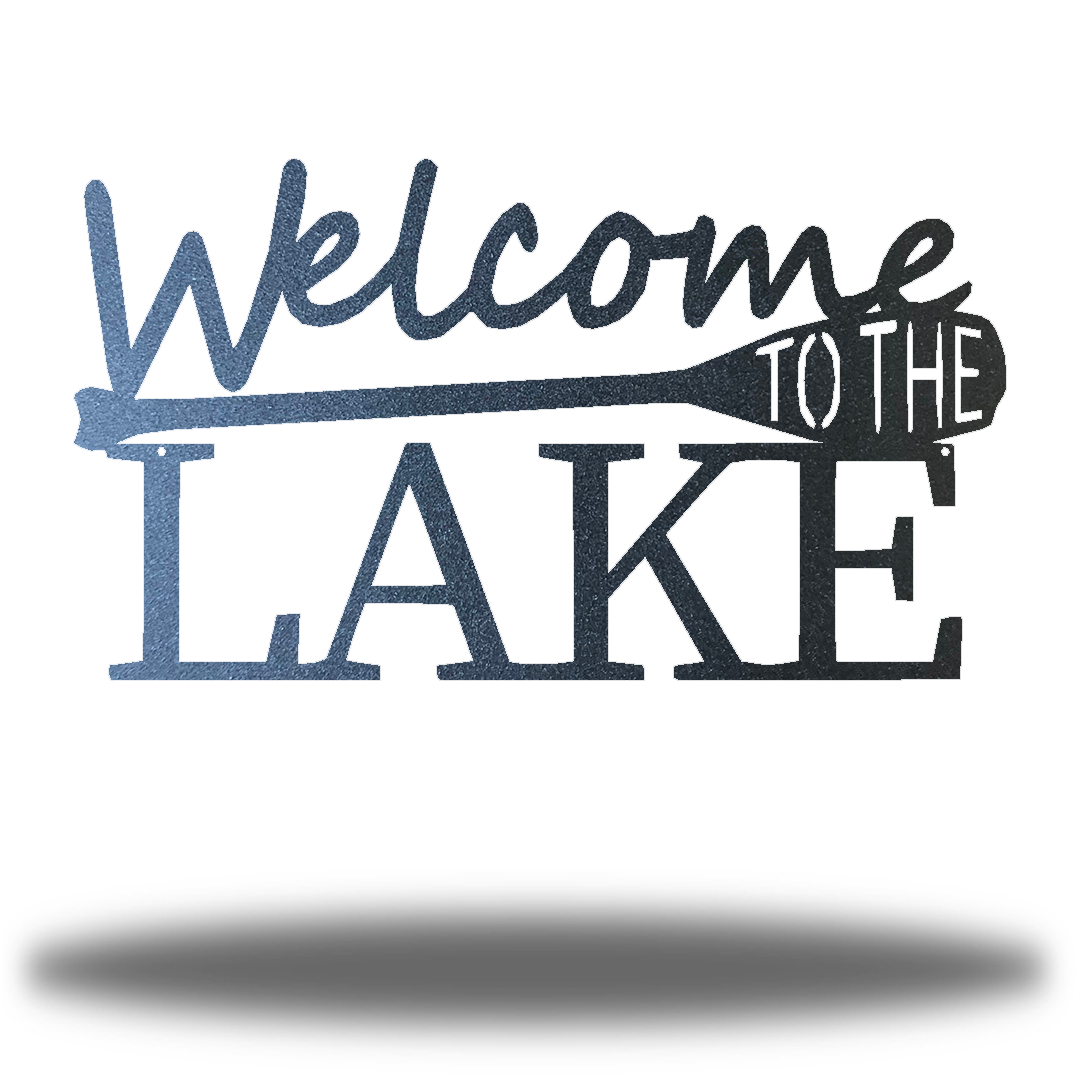 Riverside Designs-Welcome to the Lake-Metal Wall Art Décor