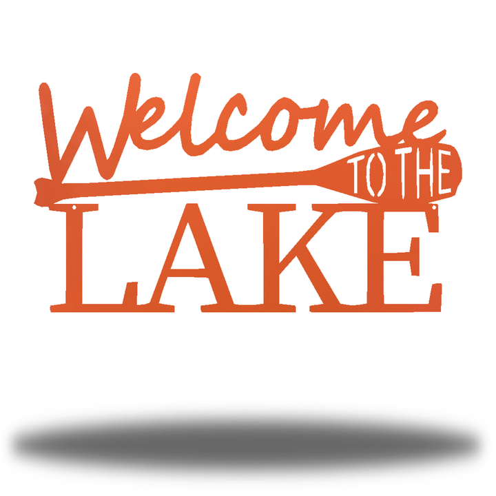 Riverside Designs-Welcome to the Lake (CLEARANCE)-Metal Wall Art Décor