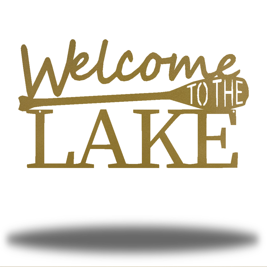 Riverside Designs-Welcome to the Lake-Metal Wall Art Décor
