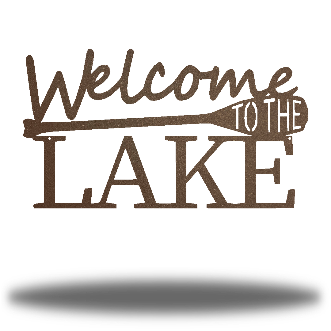 Riverside Designs-Welcome to the Lake (CLEARANCE)-Metal Wall Art Décor
