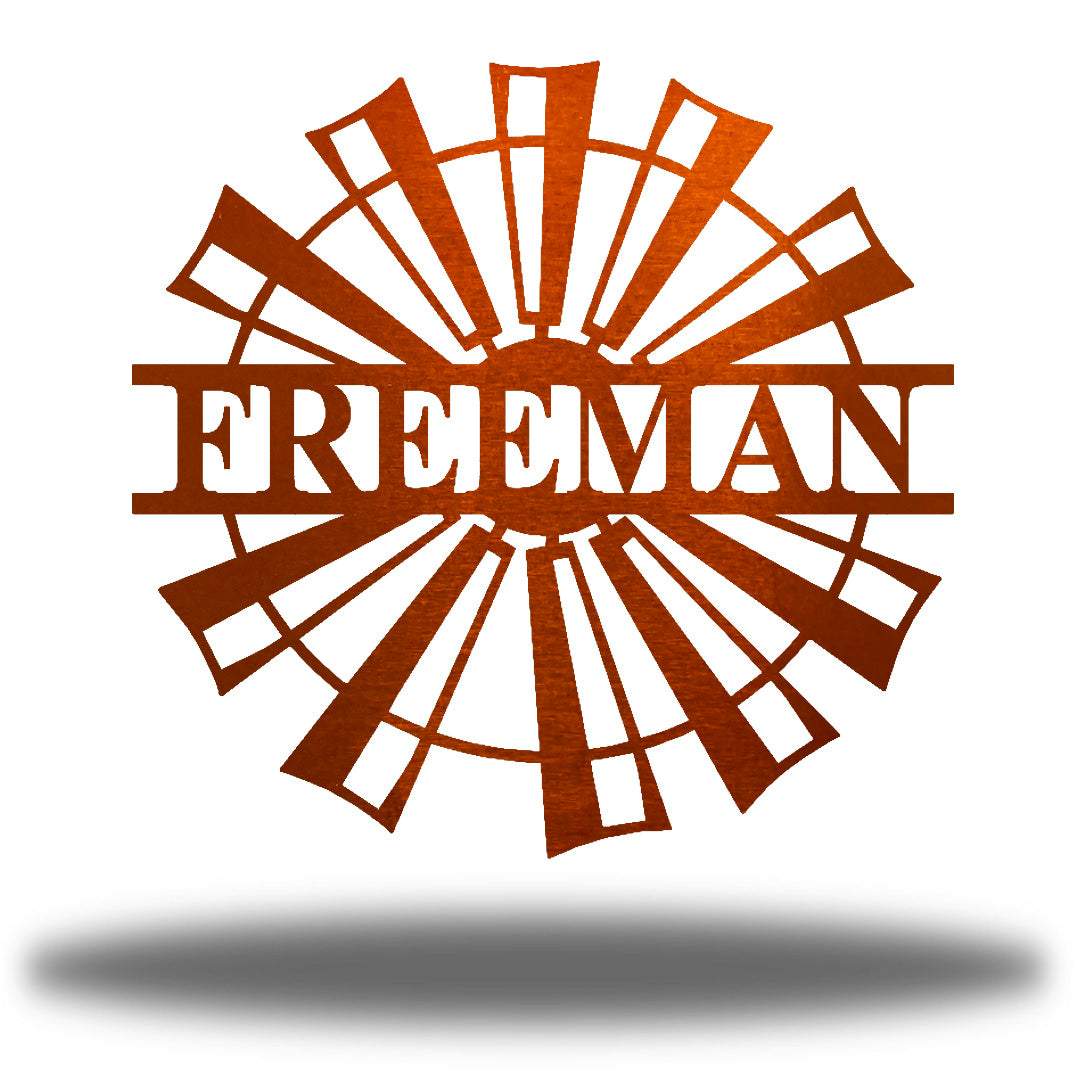 Riverside Designs-Windmill Monogram-Metal Wall Art Décor