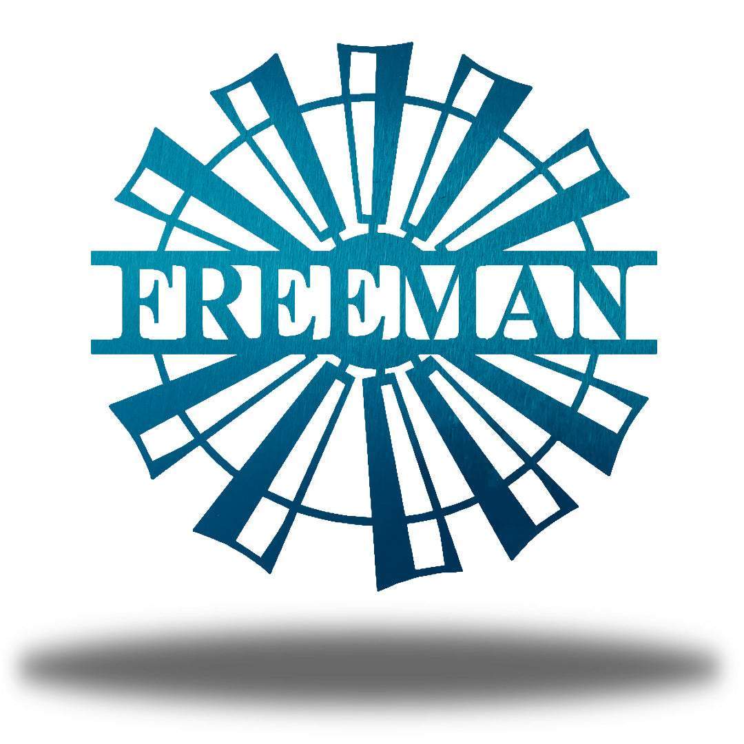 Riverside Designs-Windmill Monogram-Metal Wall Art Décor