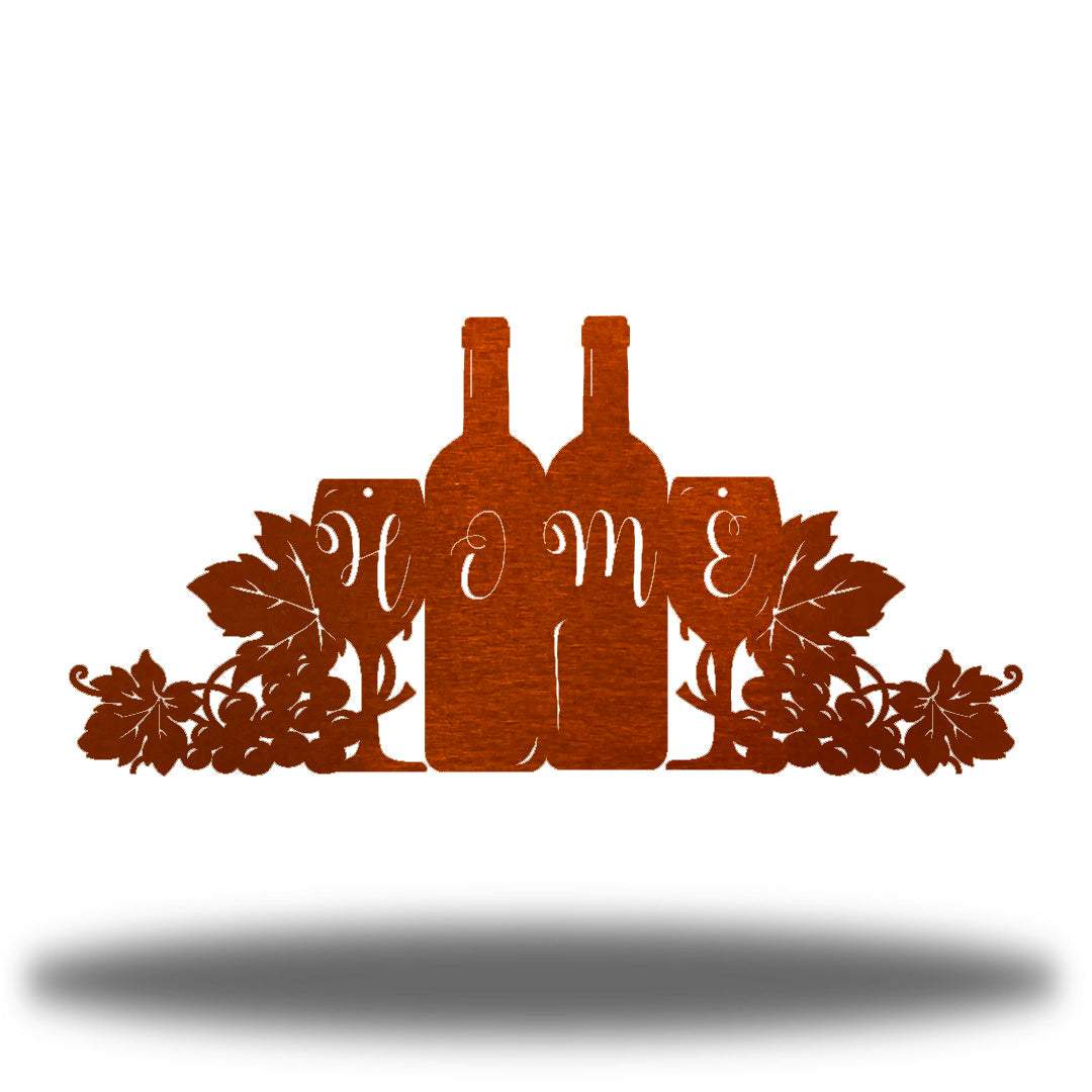 Riverside Designs-Home Wine-Metal Wall Art Décor