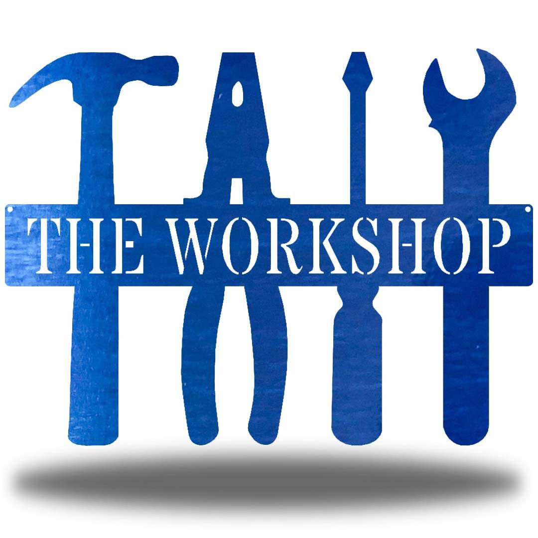 Riverside Designs-Workshop Monogram-Metal Wall Art Décor