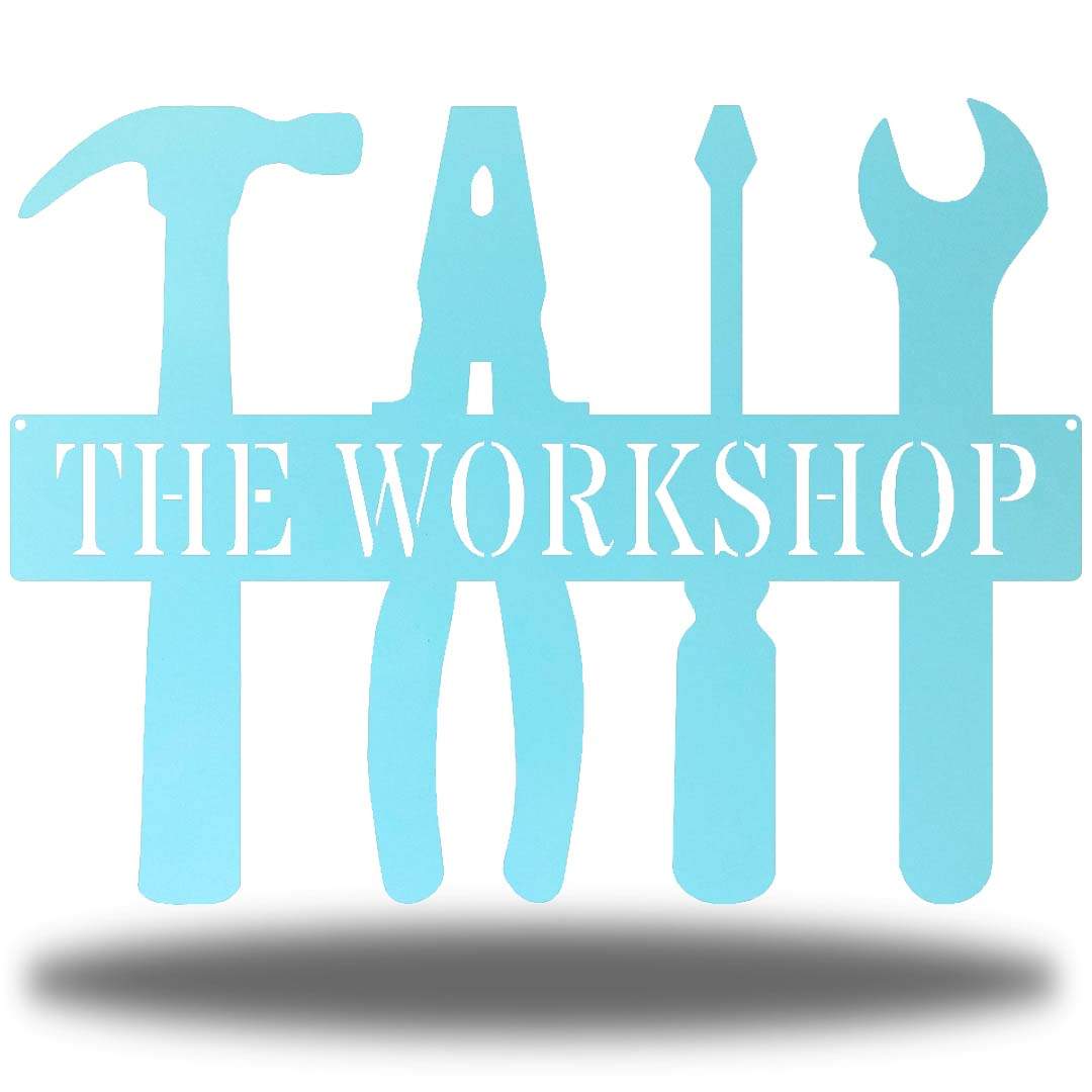 Riverside Designs-Workshop Monogram-Metal Wall Art Décor