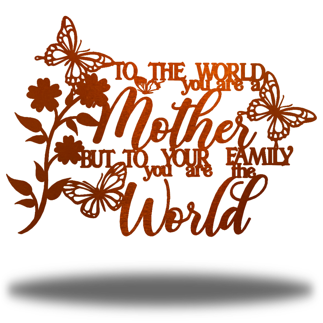 Riverside Designs-You Are the World-Metal Wall Art Décor