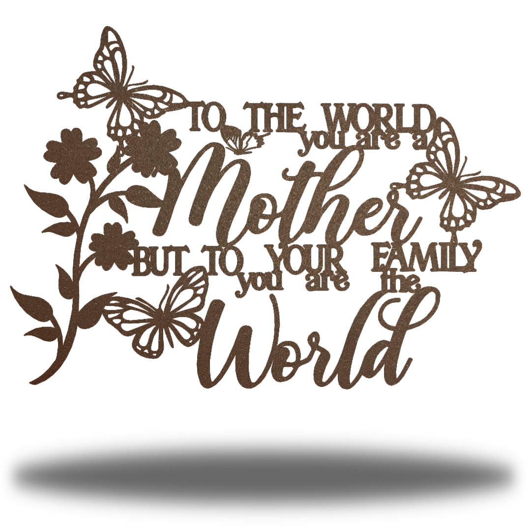Riverside Designs-You Are the World-Metal Wall Art Décor