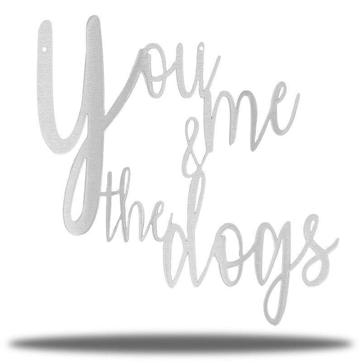 Riverside Designs-You, Me & the Dogs-Metal Wall Art Décor