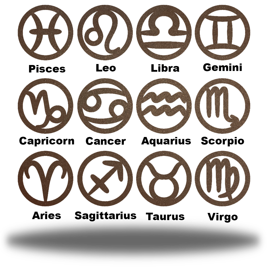 Riverside Designs-Zodiac Signs-Metal Wall Art Décor