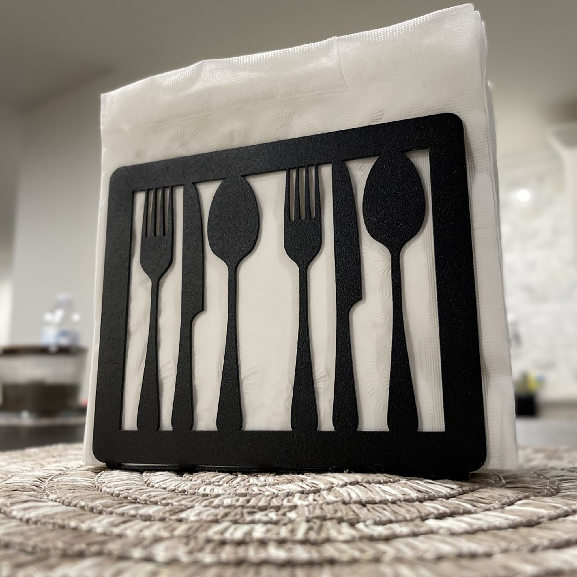 Riverside Designs-Cutlery Napkin Holder-Metal Wall Art Décor